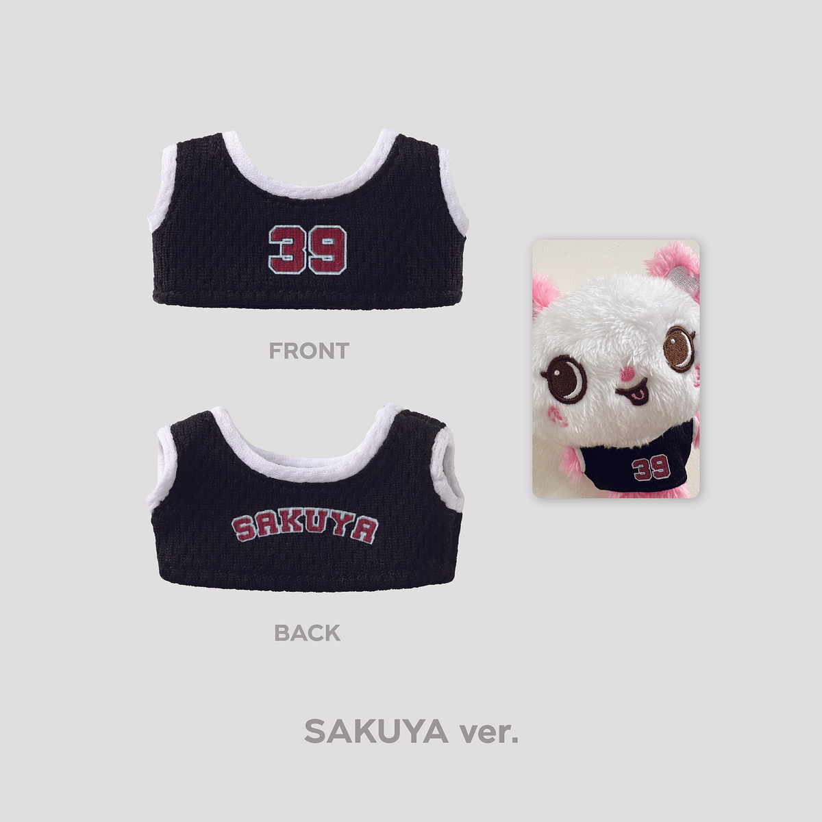 10CM DOLL UNIFORM SET - NCT WISH 'LET'S GO STEADY' POP-UP MD 7