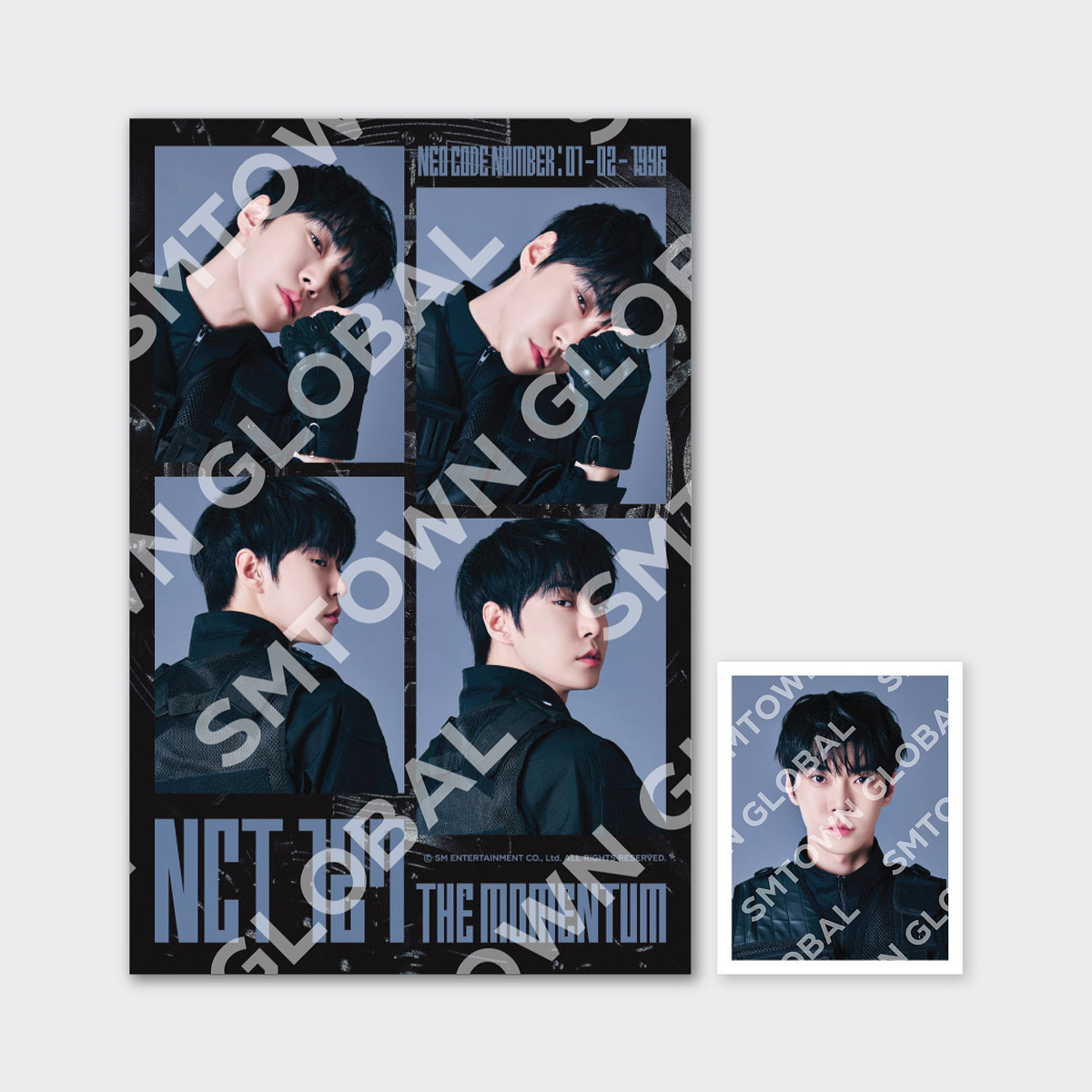 4 CUT PHOTO + ID PHOTO SET - NCT 127 4TH TOUR 'NEO CITY  SEOUL - THE MOMENTUM' MD 1