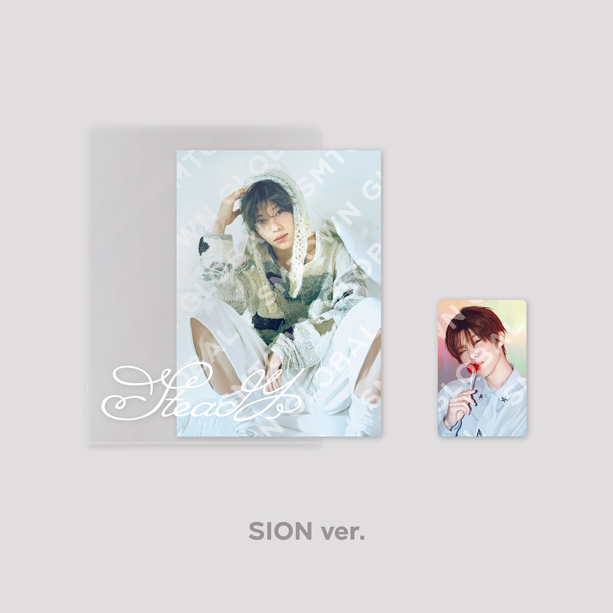 POSTCARD + HOLOGRAM PHOTO CARD SET - NCT WISH 'LET'S GO STEADY' POP-UP MD 3