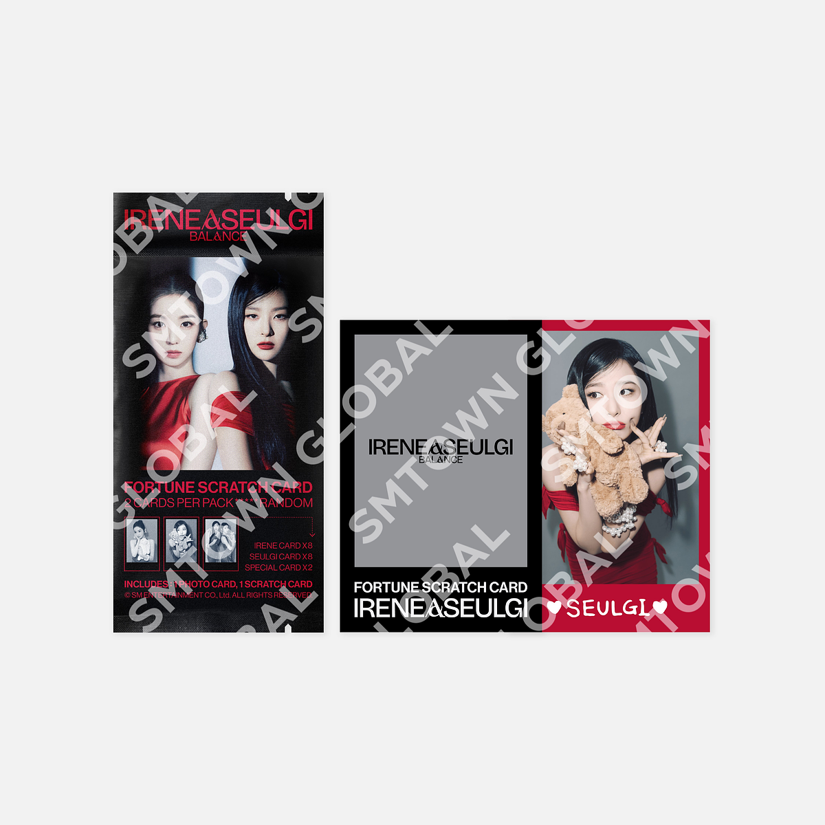 FORTUNE SCRATCH CARD SET - 2025 IRENE & SEULGI Concert Tour [BALANCE] in SEOUL MD 1