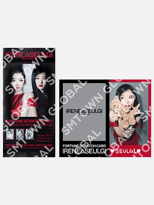 FORTUNE SCRATCH CARD SET - 2025 IRENE & SEULGI Concert Tour [BALANCE] in SEOUL MD