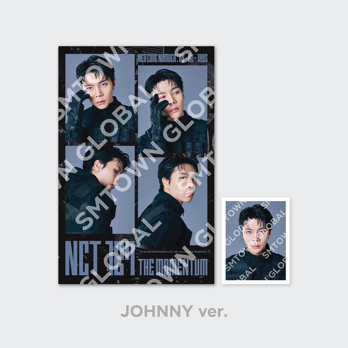 4 CUT PHOTO + ID PHOTO SET - NCT 127 4TH TOUR 'NEO CITY  SEOUL - THE MOMENTUM' MD 2