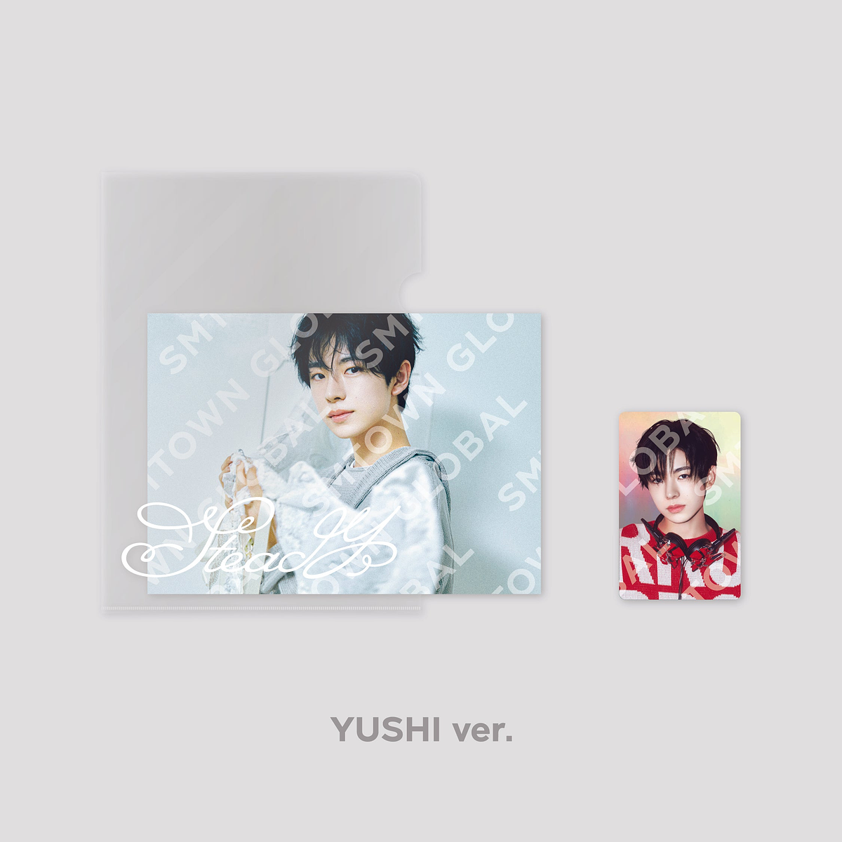 POSTCARD + HOLOGRAM PHOTO CARD SET - NCT WISH 'LET'S GO STEADY' POP-UP MD 5