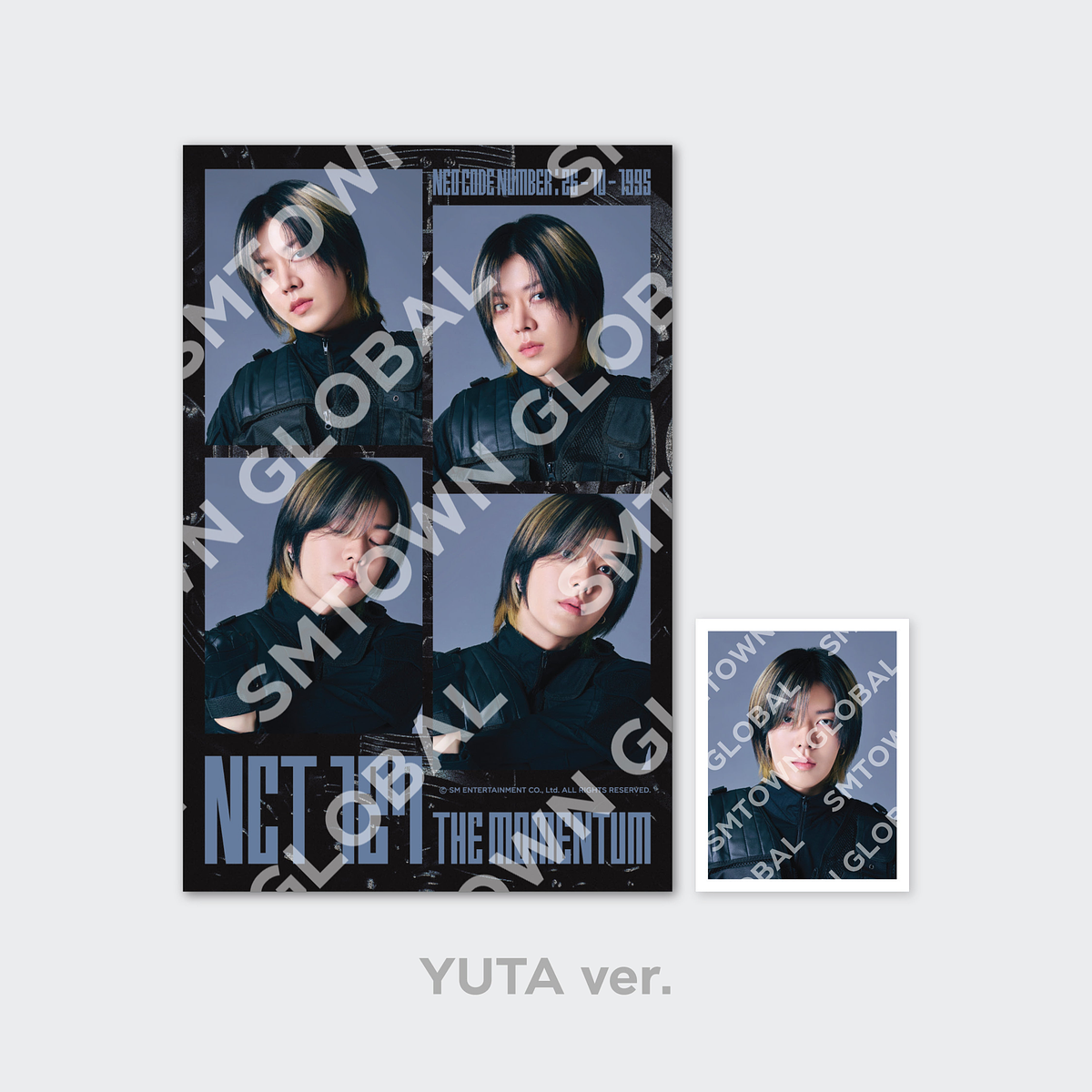 4 CUT PHOTO + ID PHOTO SET - NCT 127 4TH TOUR 'NEO CITY  SEOUL - THE MOMENTUM' MD 3