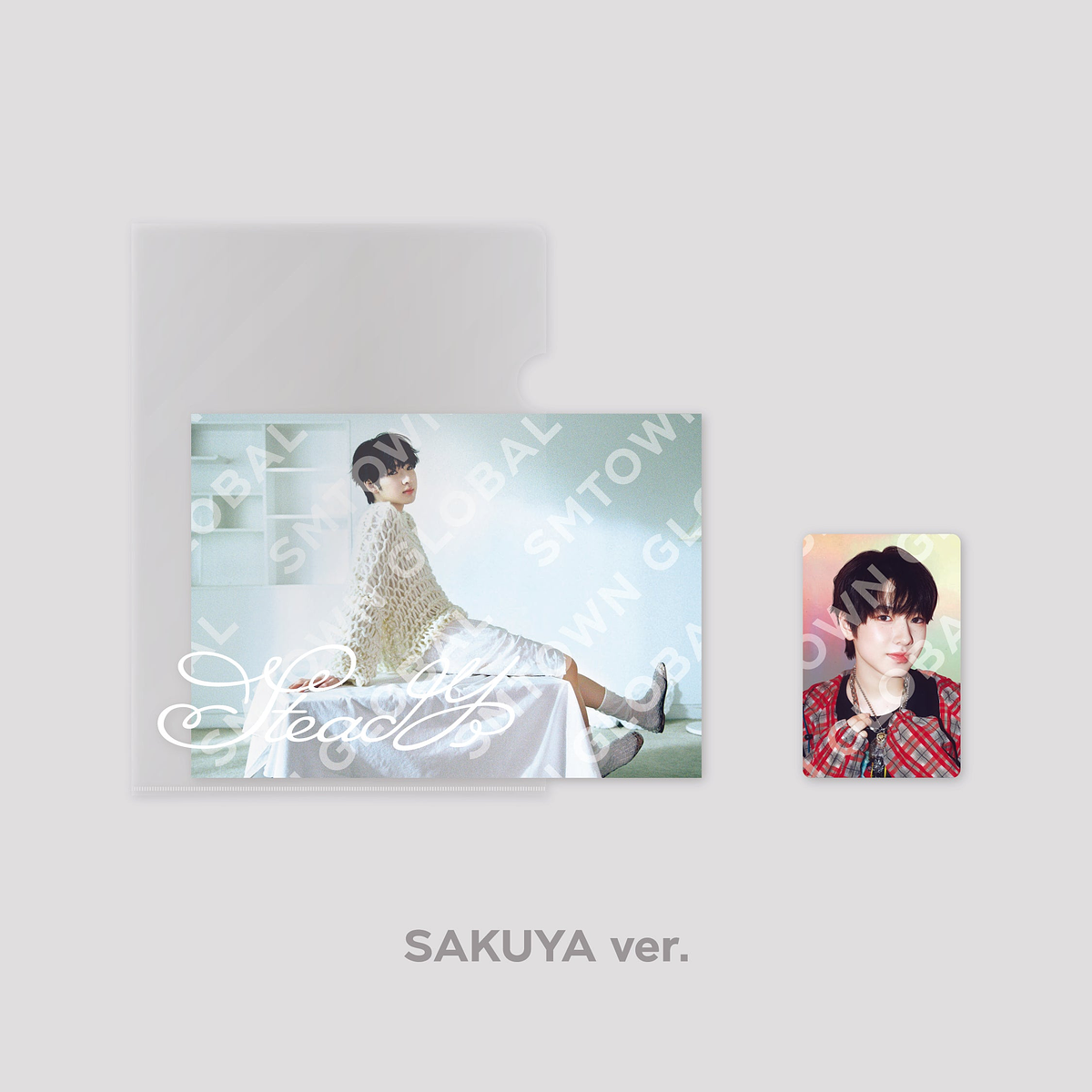 POSTCARD + HOLOGRAM PHOTO CARD SET - NCT WISH 'LET'S GO STEADY' POP-UP MD 8