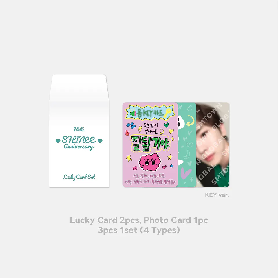 LUCKY CARD SET - SHINee 16th Anniversary MD 6