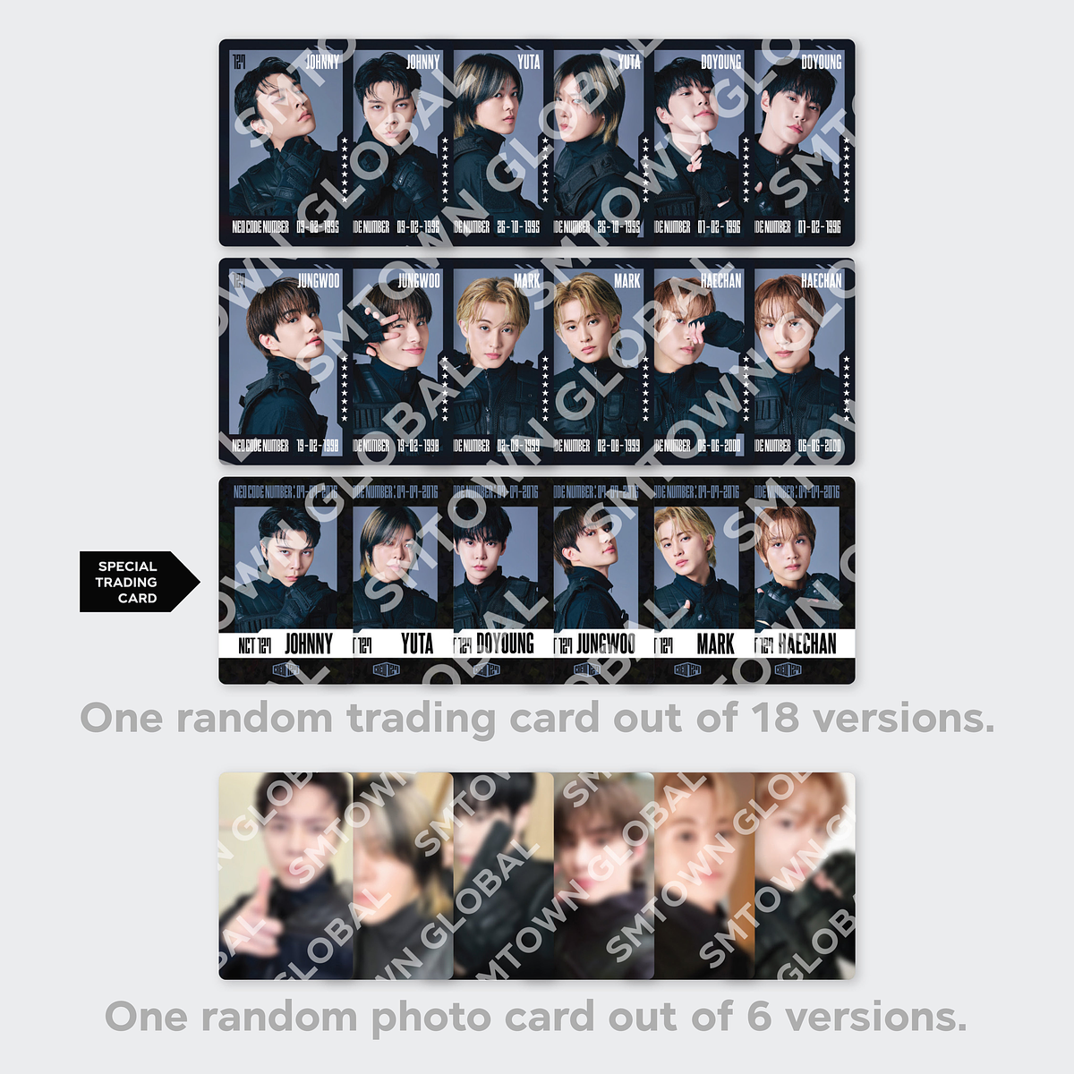 RANDOM TRADING CARD SET - NCT 127 4TH TOUR 'NEO CITY  SEOUL - THE MOMENTUM' MD 3