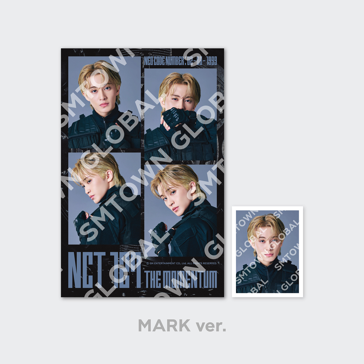 4 CUT PHOTO + ID PHOTO SET - NCT 127 4TH TOUR 'NEO CITY  SEOUL - THE MOMENTUM' MD 6