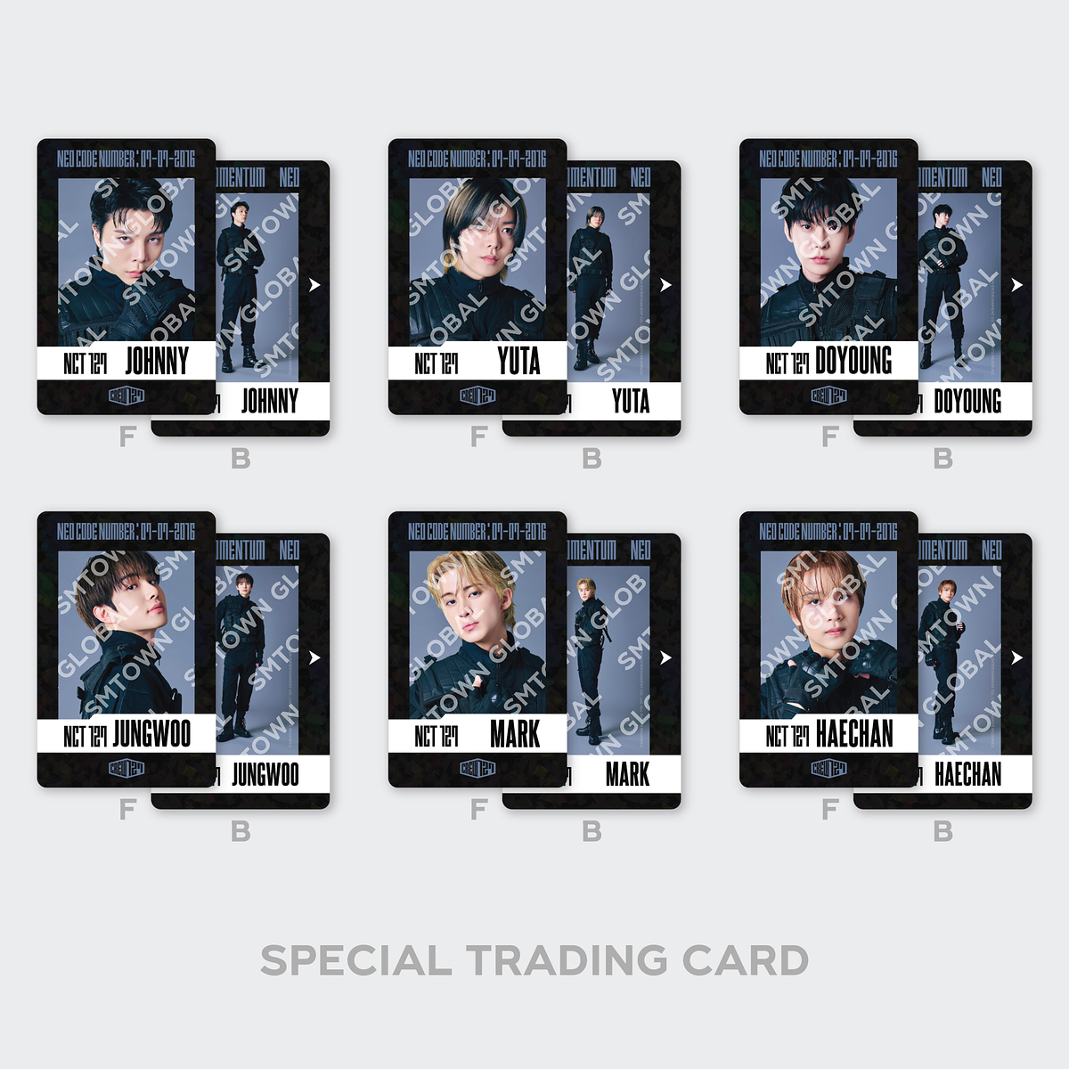 RANDOM TRADING CARD SET - NCT 127 4TH TOUR 'NEO CITY  SEOUL - THE MOMENTUM' MD 4