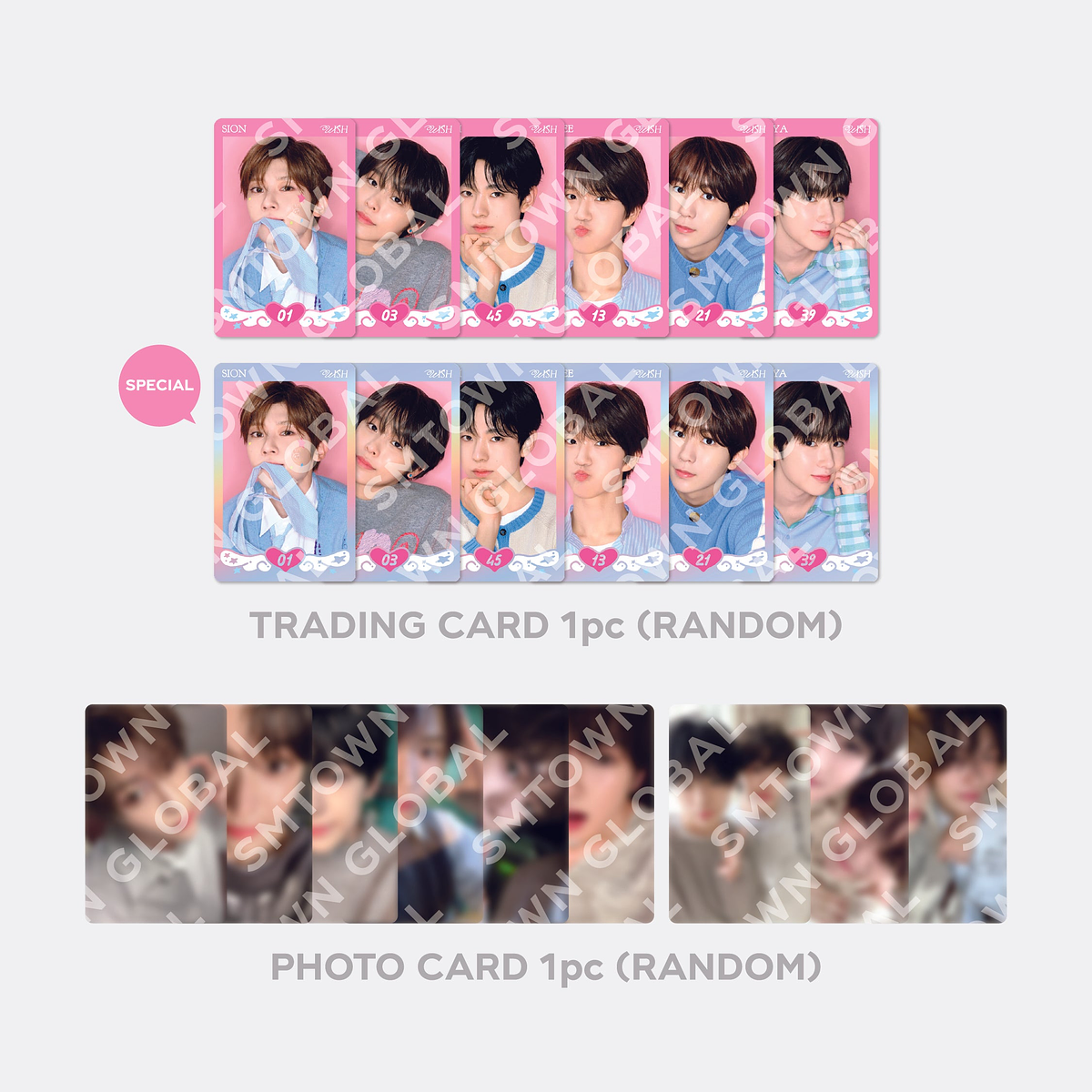RANDOM TRADING CARD SET [B ver.] - NCT WISH 'LET'S GO STEADY' POP-UP MD 3