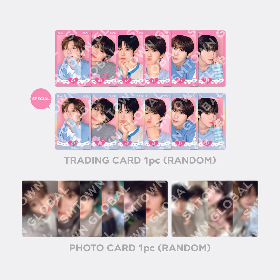 RANDOM TRADING CARD SET [B ver.] - NCT WISH 'LET'S GO STEADY' POP-UP MD 3
