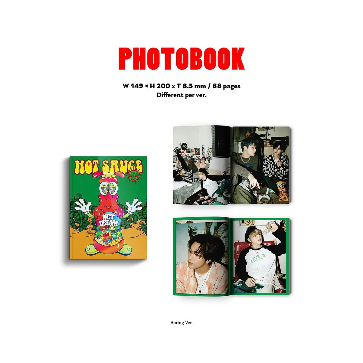 The 1st Album ‘맛 (Hot Sauce)’ (Photo Book Ver.) (Boring Ver.) 4