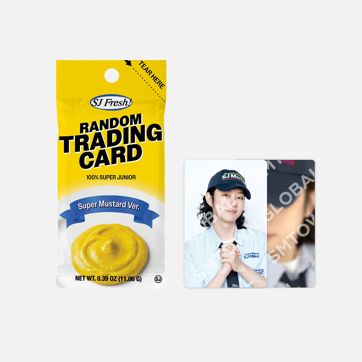 RANDOM TRADING CARD SET (SUPER MUSTARD ver.) - GRAND OPENING! SJ MARKET MD 1
