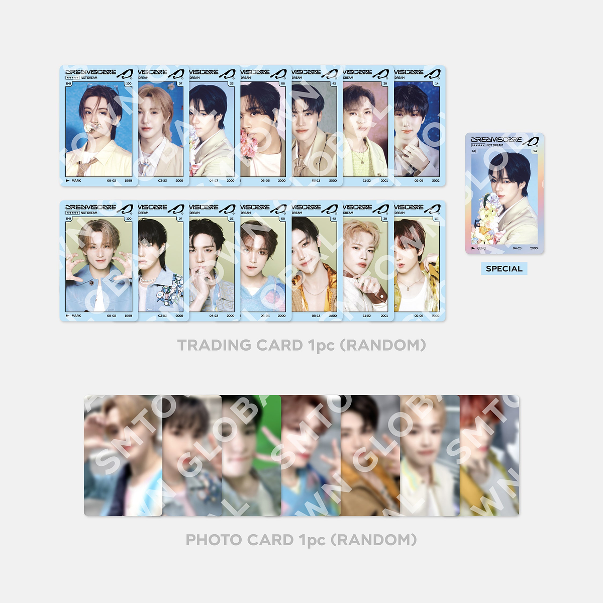 RANDOM TRADING CARD SET [A ver.]- NCT DREAM 'DREAM FINDER - Chase The Light' POP-UP MD 3