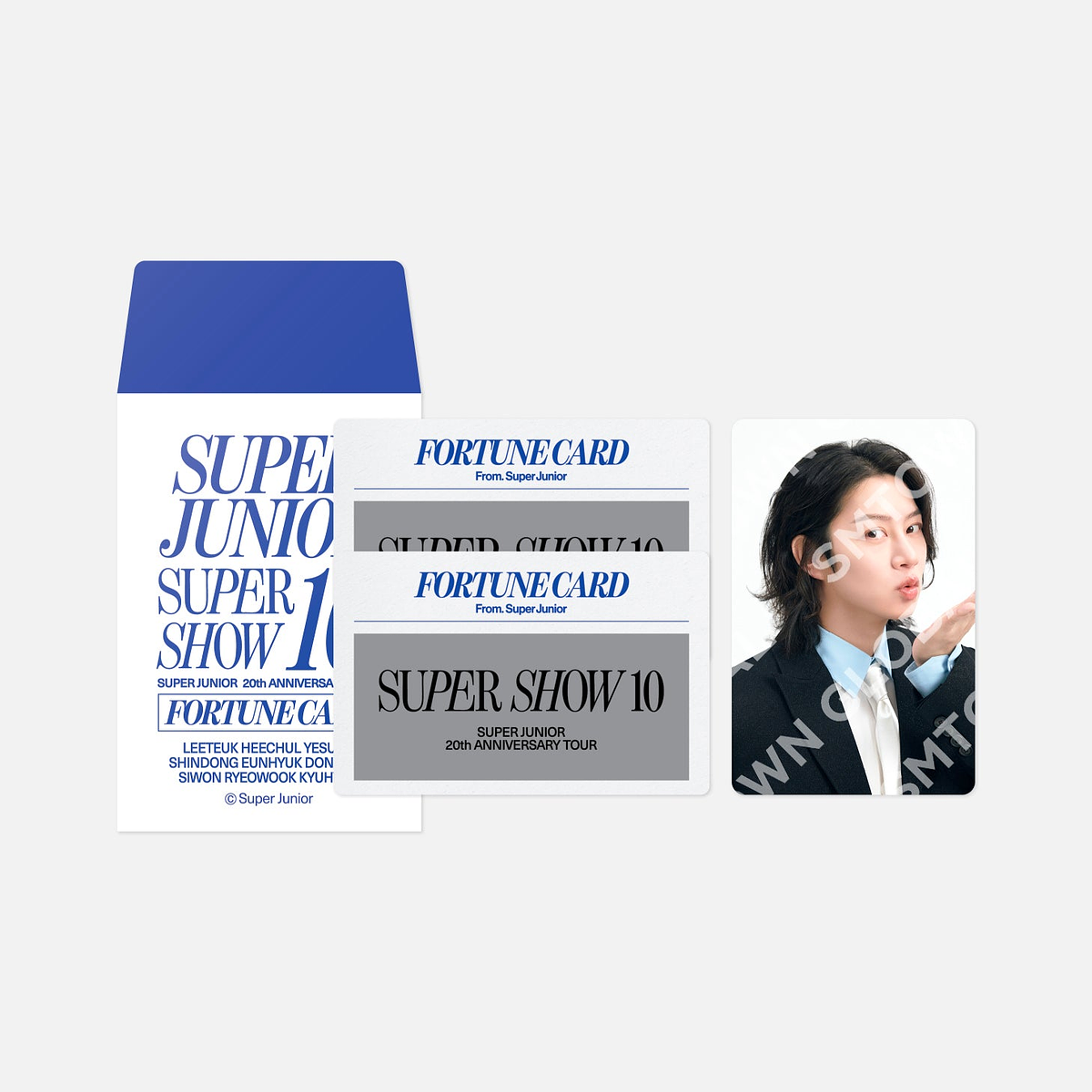 FORTUNE SCRATCH CARD SET - SUPER JUNIOR 20th Anniversary TOUR <SUPER SHOW 10> in SEOUL MD 1