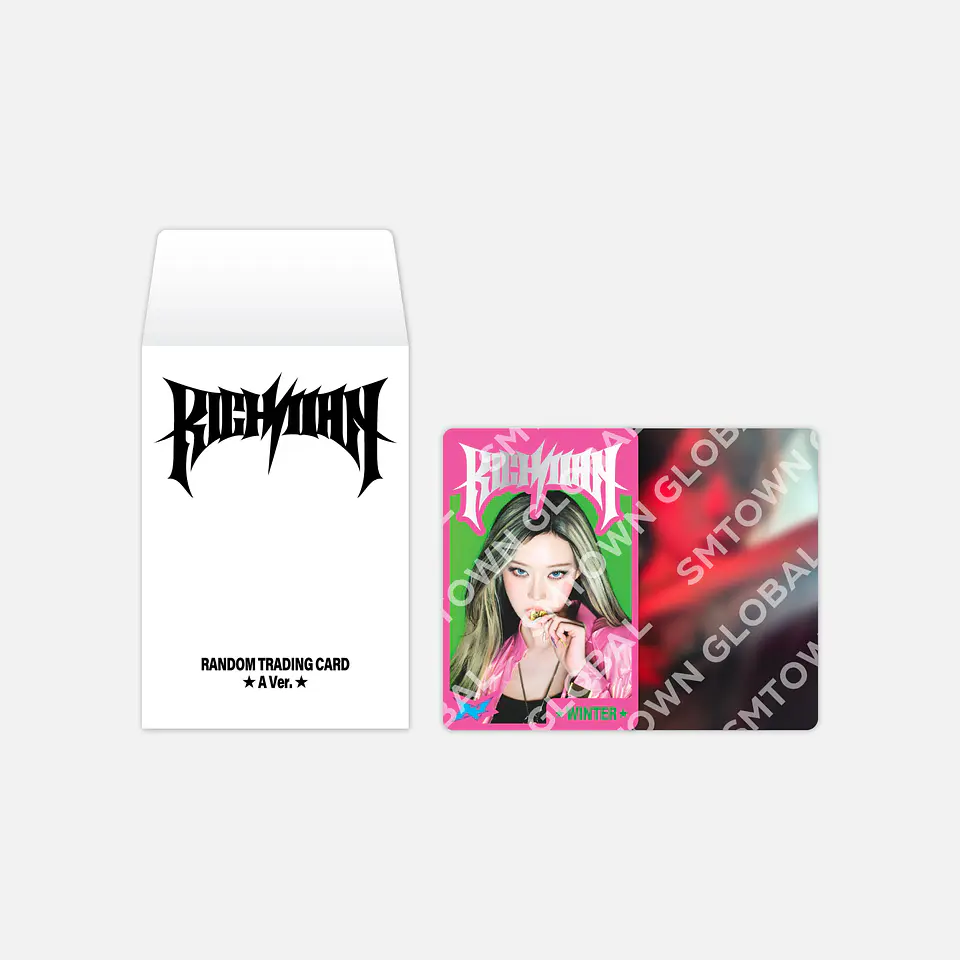 RANDOM TRADING CARD [A ver.]-aespa WEEK - #Rich_Man POP-UP MD 1