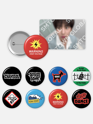 PIN BUTTON SET - The 2nd Mini Album 'Upside Down'