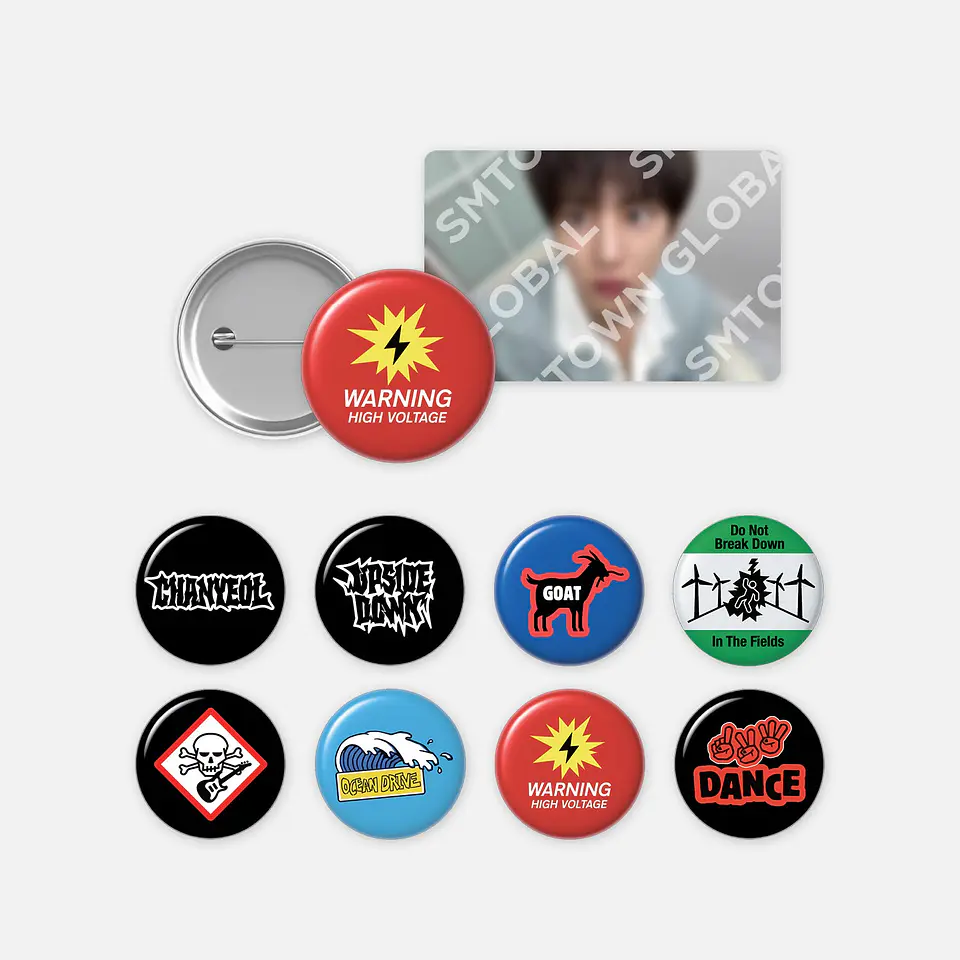 PIN BUTTON SET - The 2nd Mini Album 'Upside Down' 1