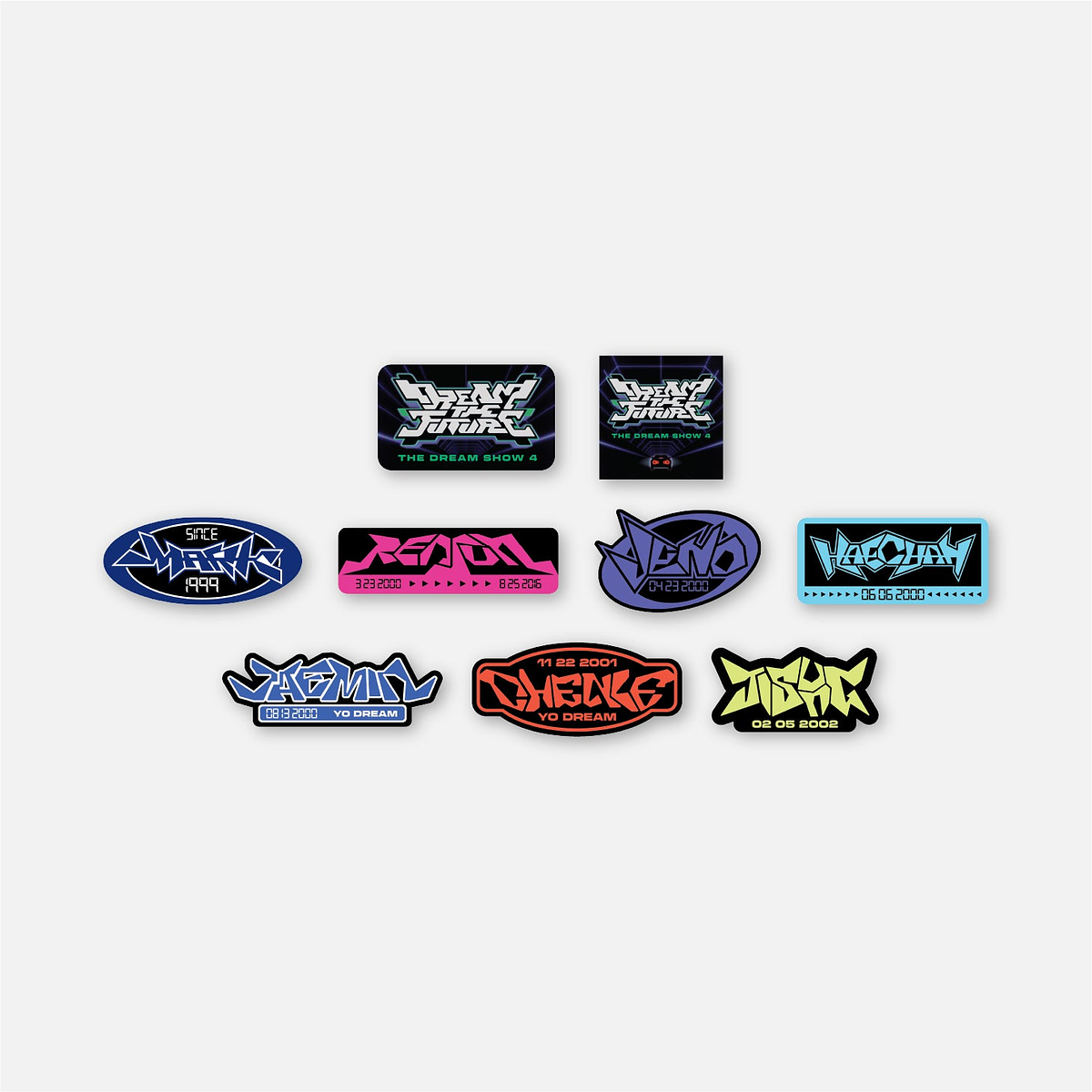 STICKER SET - 2025 NCT DREAM TOUR <THE DREAM SHOW 4 : DREAM THE FUTURE> MD 1