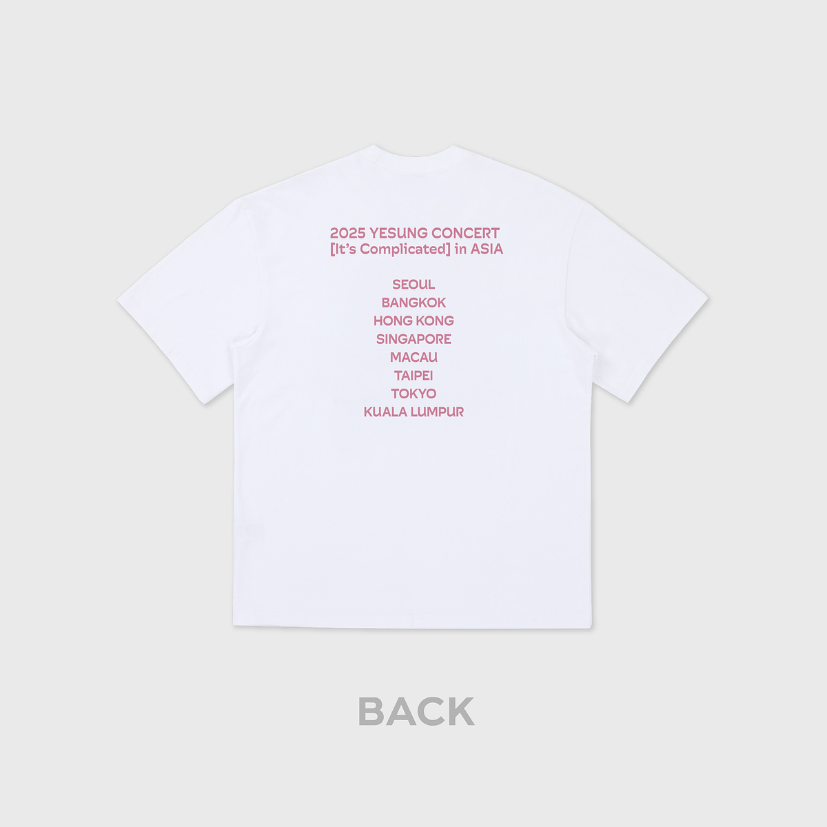 T-SHIRT SET [A ver.] - 2025 YESUNG CONCERT [It’s Complicated] MD 3