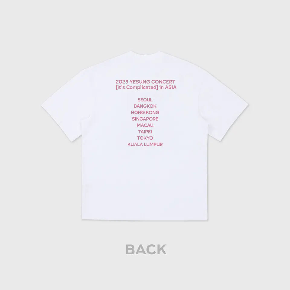 T-SHIRT SET [A ver.] - 2025 YESUNG CONCERT [It’s Complicated] MD 3