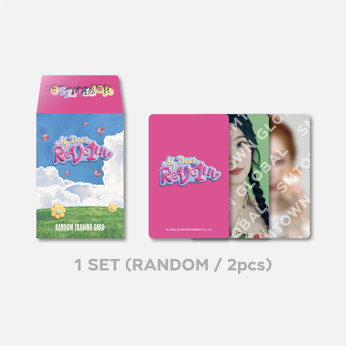 RANDOM TRADING CARD SET - 2024 Red Velvet FANCON TOUR 'HAPPINESS : My Dear, ReVe1uv' MD 2