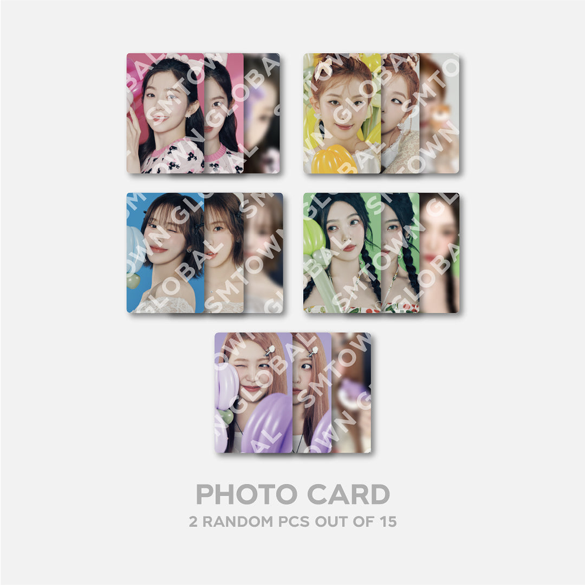 RANDOM TRADING CARD SET - 2024 Red Velvet FANCON TOUR 'HAPPINESS : My Dear, ReVe1uv' MD 3