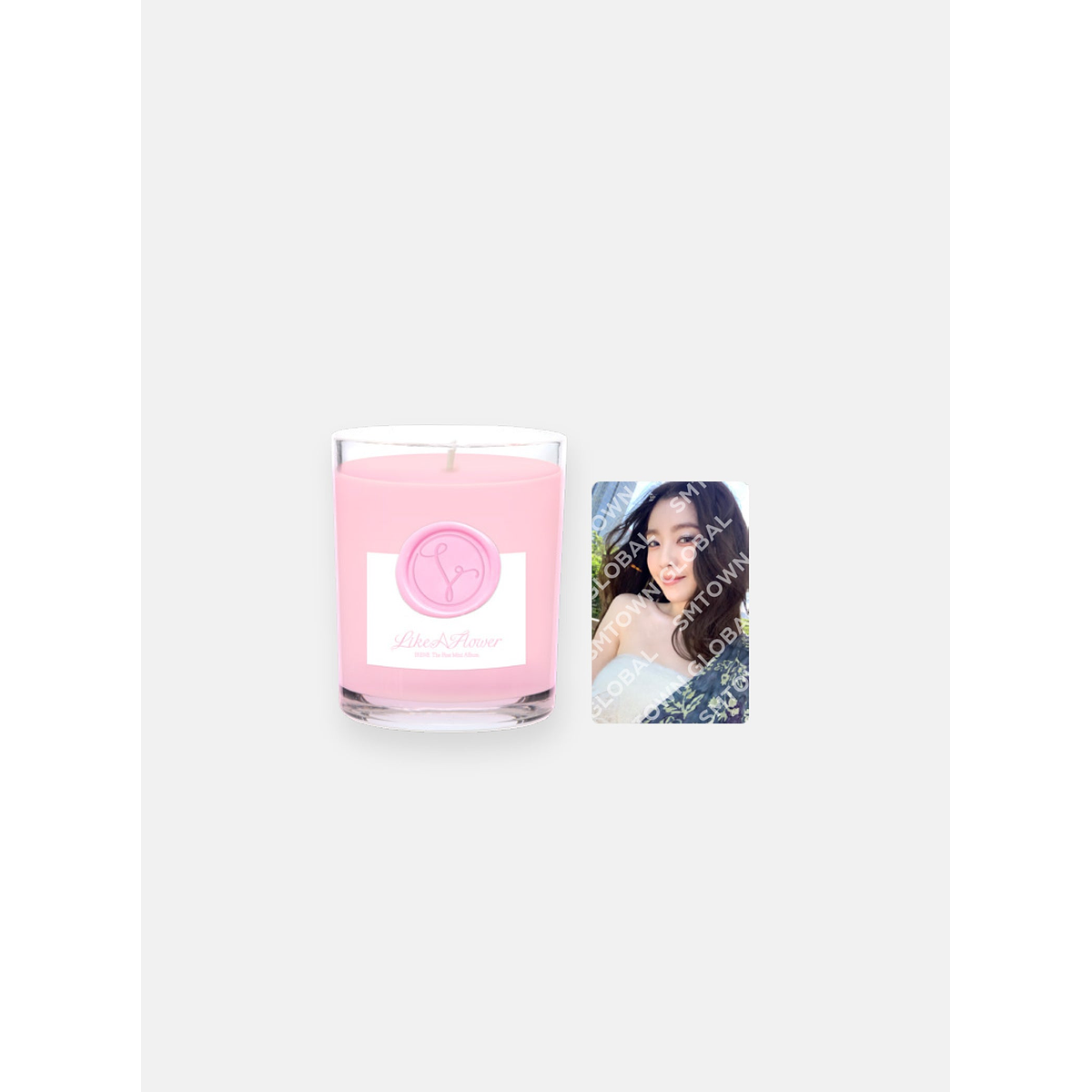 SECRET MESSAGE CANDLE SET - IRENE 'Like A Flower - The 1st Mini Album' MD 1