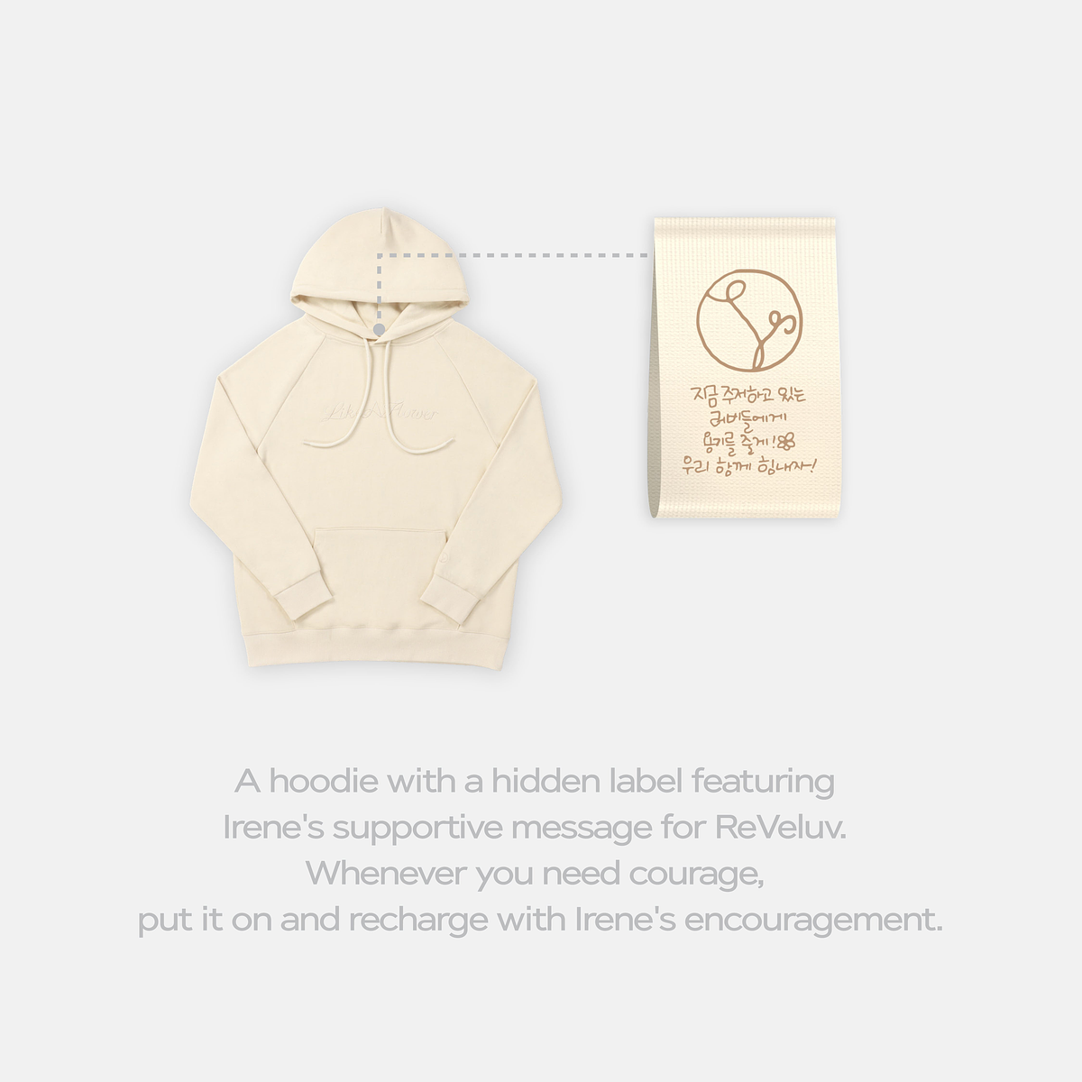 SECRET MESSAGE HOODIE SET - IRENE 'Like A Flower - The 1st Mini Album' MD 4