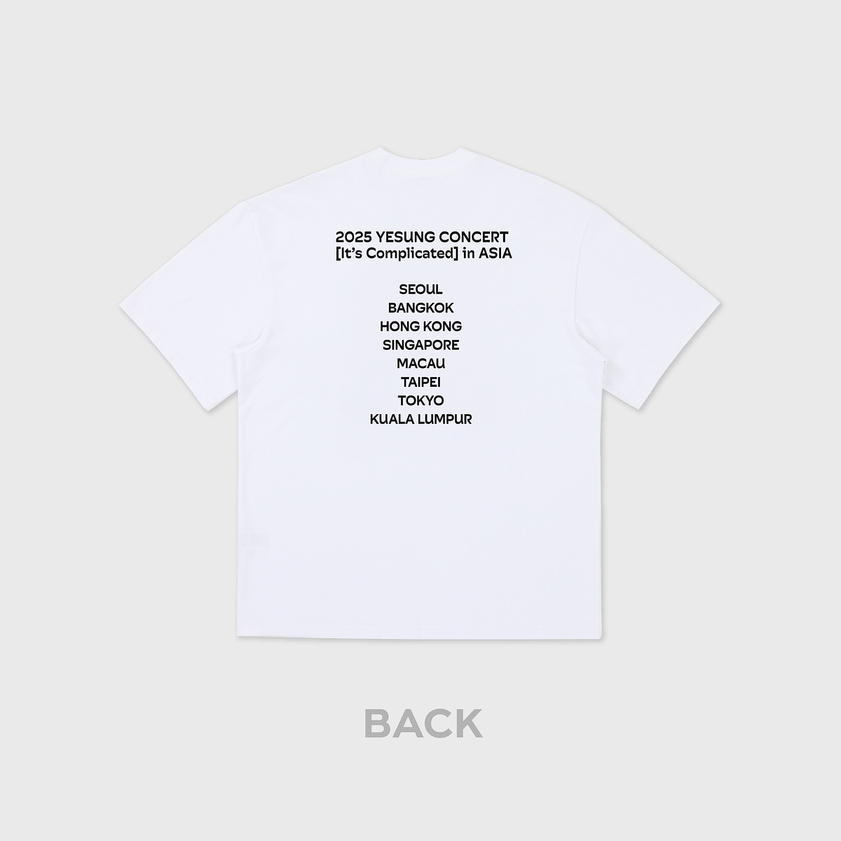 T-SHIRT SET [B ver.] - 2025 YESUNG CONCERT [It’s Complicated] MD 3