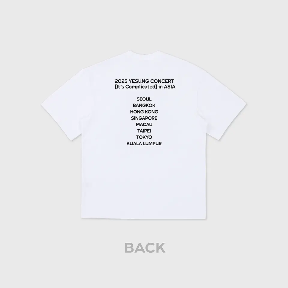 T-SHIRT SET [B ver.] - 2025 YESUNG CONCERT [It’s Complicated] MD 3
