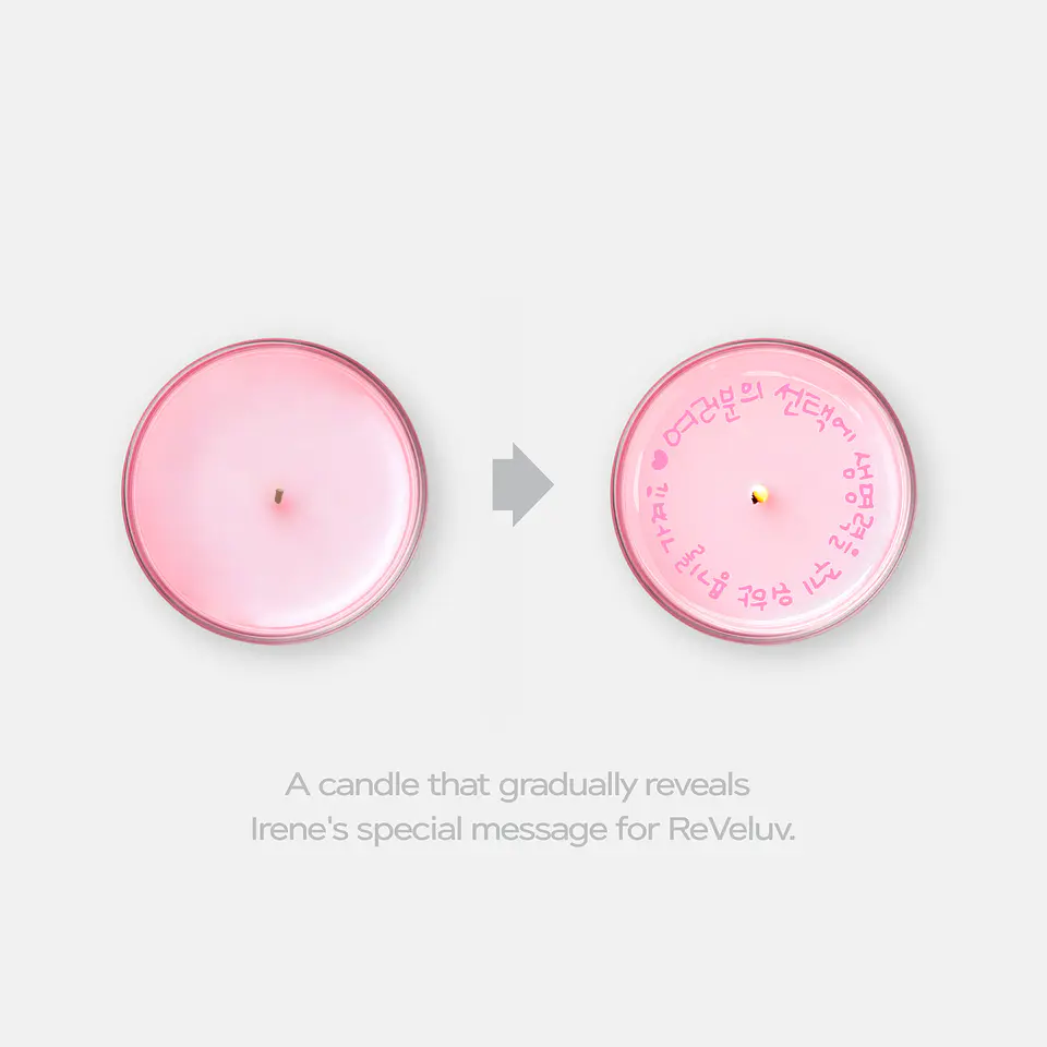 SECRET MESSAGE CANDLE SET - IRENE 'Like A Flower - The 1st Mini Album' MD 3