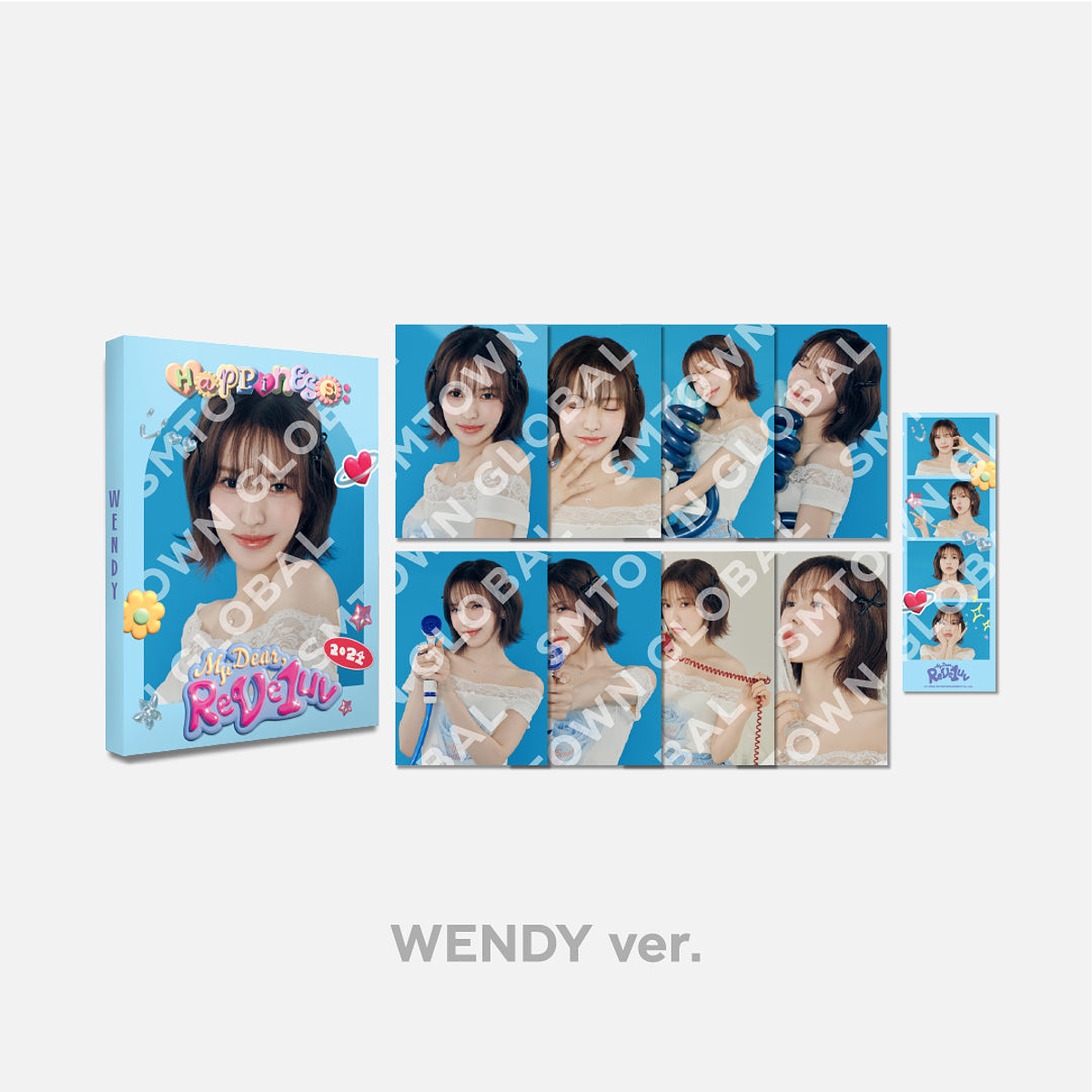 POSTCARD BOOK SET - 2024 Red Velvet FANCON TOUR 'HAPPINESS : My Dear, ReVe1uv' MD 4