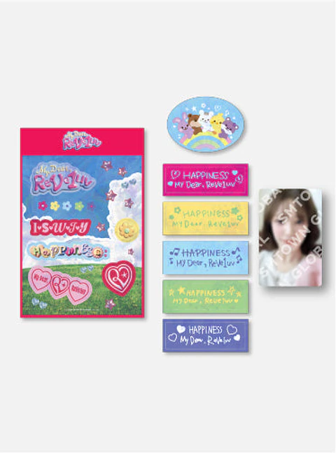 REMOVABLE STICKER SET - 2024 Red Velvet FANCON TOUR 'HAPPINESS : My Dear, ReVe1uv' MD