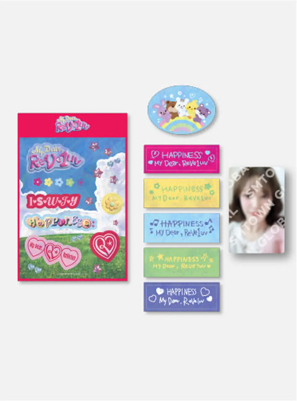 REMOVABLE STICKER SET - 2024 Red Velvet FANCON TOUR 'HAPPINESS : My Dear, ReVe1uv' MD 1
