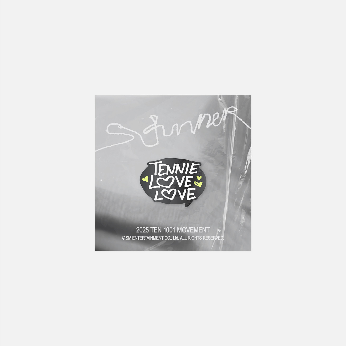BADGE [HANDWRITING ver.] - 2025 TEN CONCERT 1001 MOVEMENT 'STUNNER' IN SEOUL MD 1