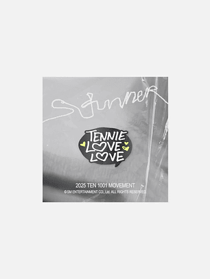 BADGE [HANDWRITING ver.] - 2025 TEN CONCERT 1001 MOVEMENT 'STUNNER' IN SEOUL MD