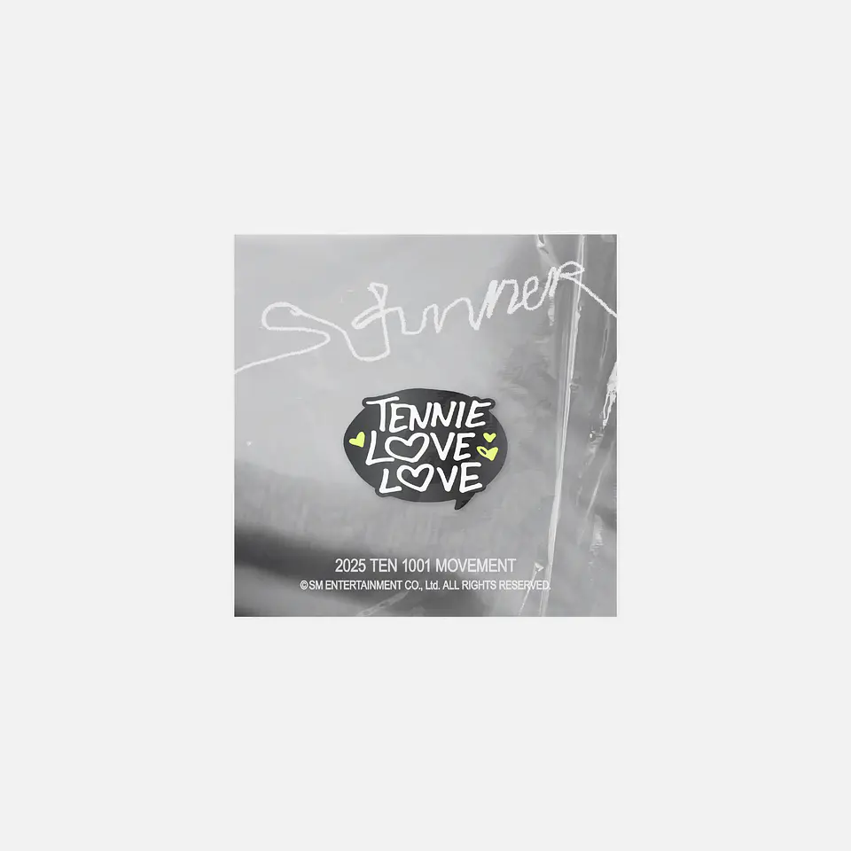 BADGE [HANDWRITING ver.] - 2025 TEN CONCERT 1001 MOVEMENT 'STUNNER' IN SEOUL MD 1