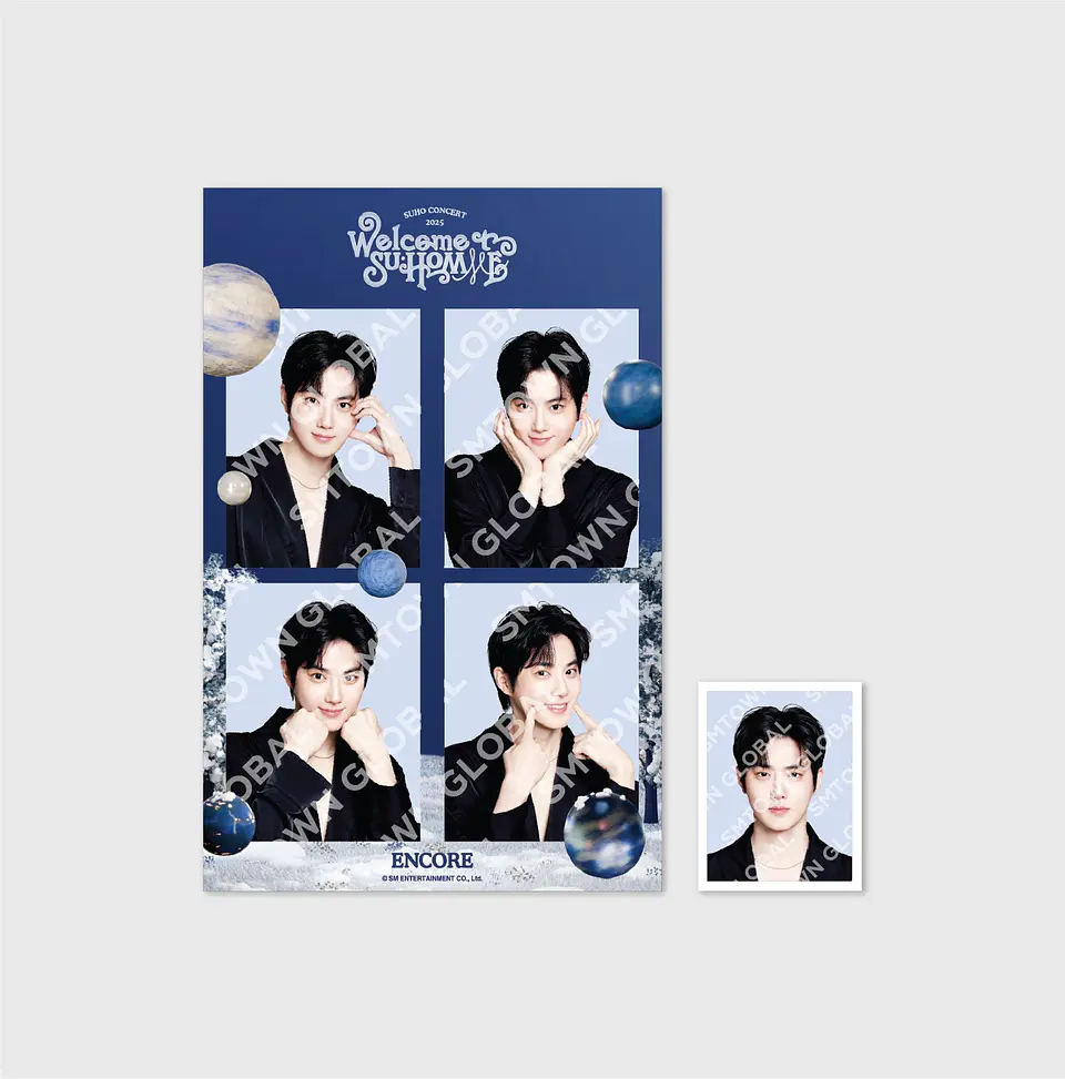 4 CUT + ID PHOTO SET - 2025 SUHO CONCERT ENCORE MD 1