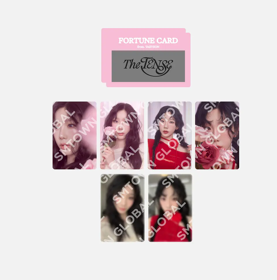 FORTUNE SCRATCH CARD SET - TAEYEON CONCERT - The TENSE MD 1