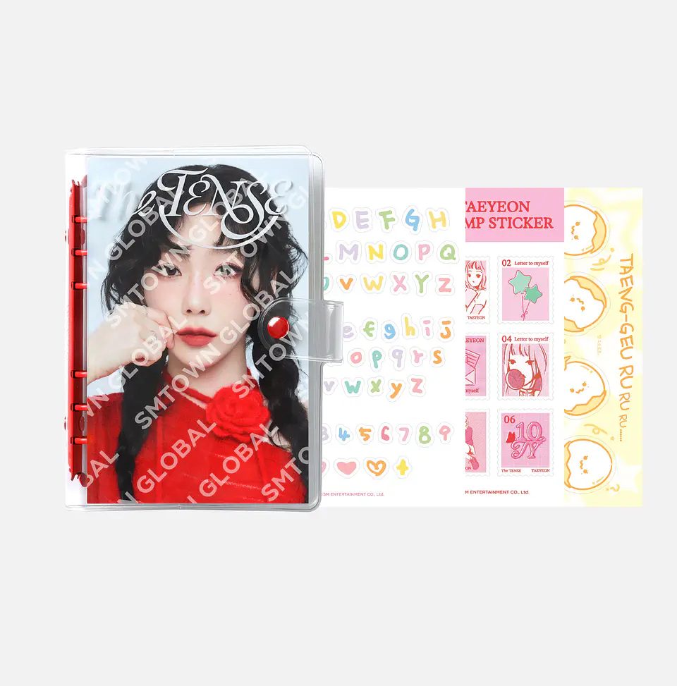 PHOTO CARD BINDER + STICKER SET - TAEYEON CONCERT - The TENSE MD 1