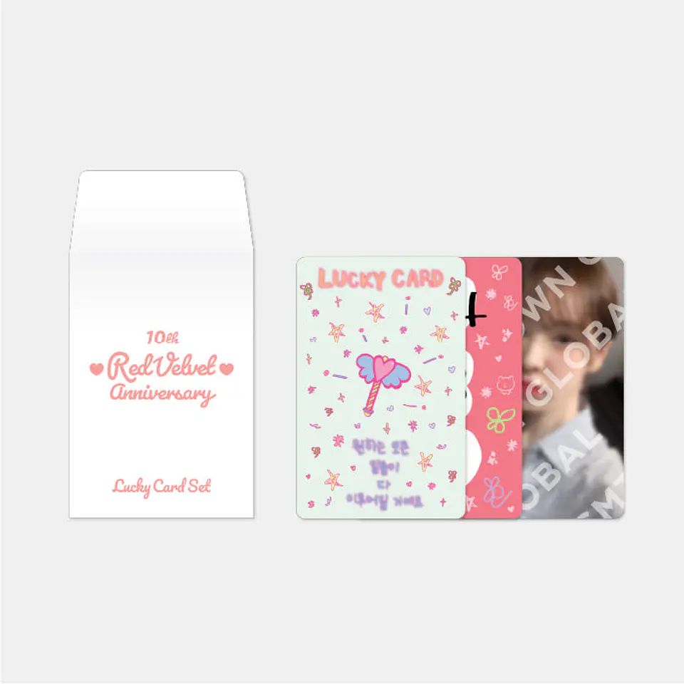 LUCKY CARD SET - Red Velvet 10th Anniversary MD 3
