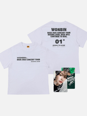 T-SHIRT SET [WHITE ver.] - 2025 RIIZE CONCERT TOUR [RIIZING LOUD] IN SEOUL MD