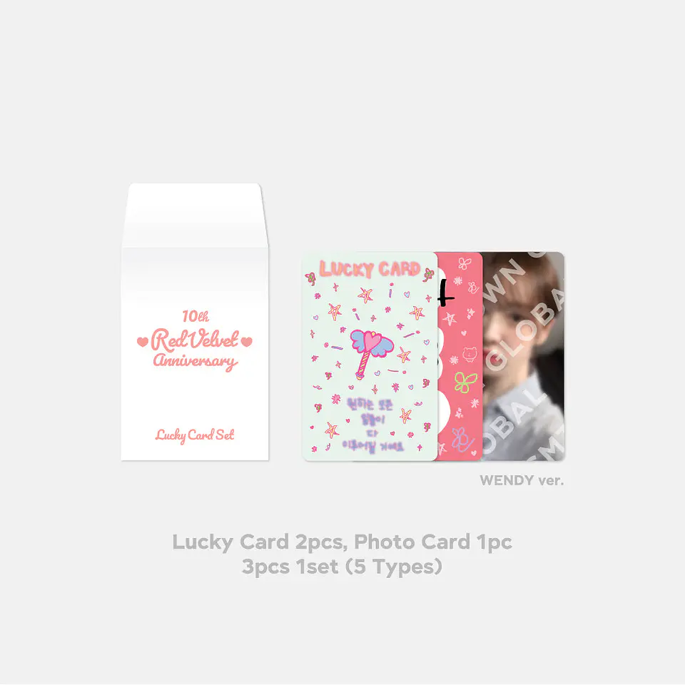 LUCKY CARD SET - Red Velvet 10th Anniversary MD 6