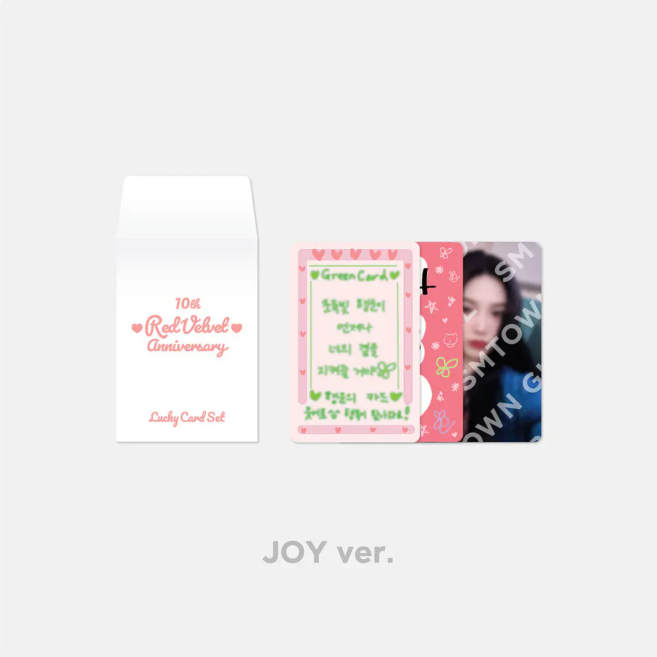 LUCKY CARD SET - Red Velvet 10th Anniversary MD 10