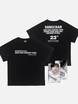 T-SHIRT SET [BLACK ver.] - 2025 RIIZE CONCERT TOUR [RIIZING LOUD] IN SEOUL MD