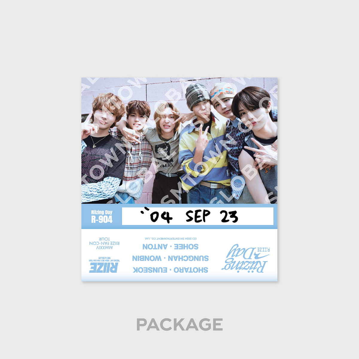 CASSETTE TAPE PHOTO SET - 2024 RIIZE FAN-CON 'RIIZING DAY' FINALE MD 3
