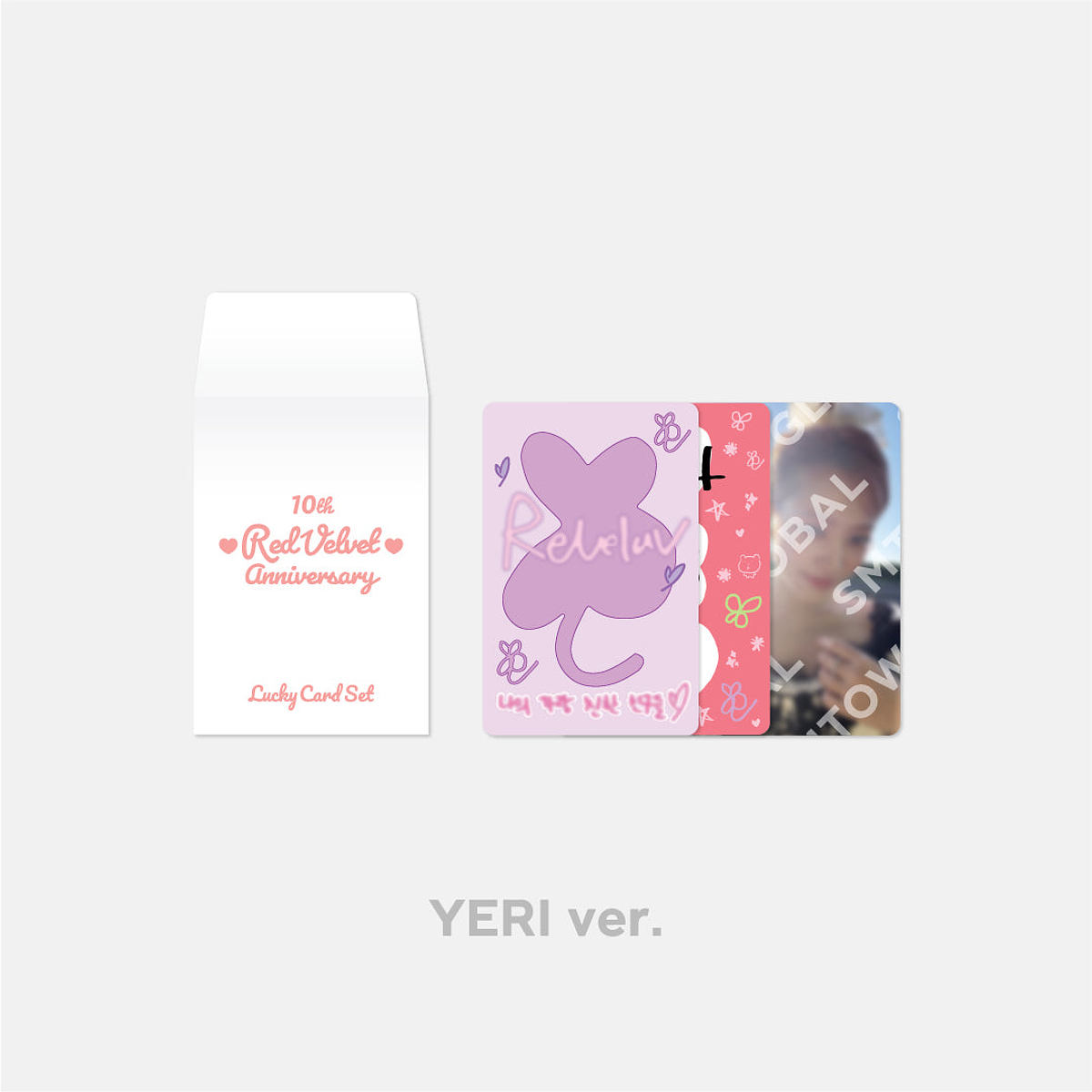 LUCKY CARD SET - Red Velvet 10th Anniversary MD 11