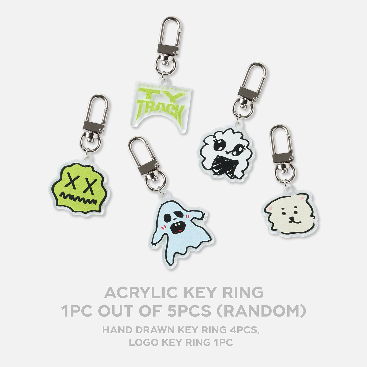 ACRYLIC KEY RING (RANDOM) - 2024 TAEYONG CONCERT 'TY TRACK' MD 2