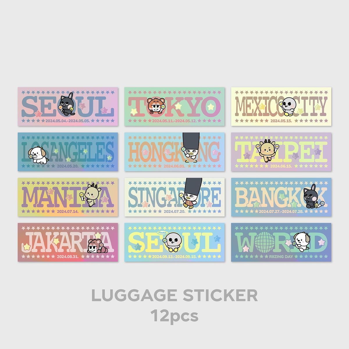 BOARDING PASS SET - 2024 RIIZE FAN-CON 'RIIZING DAY' FINALE MD 3